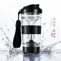 Shaker électrique personnalisé de 450 ml rechargeable par USB, sans BPA, pour protéines, idéal pour la gym et le sport, tasses mélangeuses automatiques