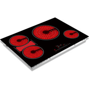 Plaque de cuisson <span class=keywords><strong>vitrocéramique</strong></span> électrique à 4 brûleurs avec interrupteur tactile de zone de synchronisation de <span class=keywords><strong>60</strong></span> <span class=keywords><strong>cm</strong></span> pour le ménage - Product Image 5
