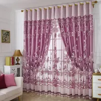 Jacquard Tulle Voile Curtain for Living Room and Bedroom