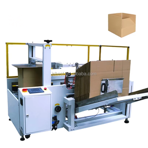 Nuevo paquete de envío de cinta adhesiva Erector Case Erecting and Carton Box Bottom Folding Forming Sealing Taping Machine - Product Image 1