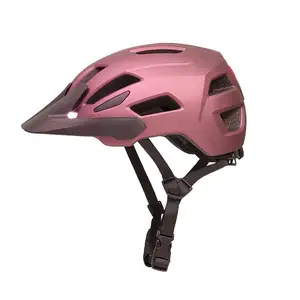 หมวกกันน็อคจักรยานสำหรับผู้ชายและผู้หญิง,หมวกกันน็อคนิรภัยจักรยานเสือภูเขาน้ำหนักเบาหมวกกันน็อคจักรยานเล่นกีฬาเท่ใบรับรอง CE