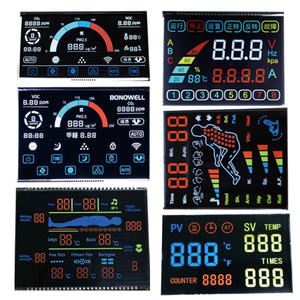 Fabricante de Pantallas LCD Monocromáticas, Termostato, Pantalla LCD de Temperatura, Módulo de Pantalla COG TN <span class=keywords><strong>HTN</strong></span> VA FSTN, Pantalla LCD de 7 Segmentos Personalizada - Product Image 1