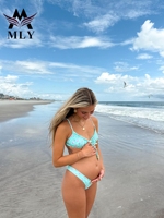 MLY Maillots de bain micro mini sexy personnalisés de haute qualité pour femme, bikinis brésiliens à coupe coquine