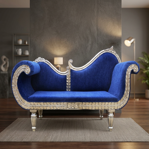 Elegantes Decoraciones para Bodas Indias, Sofá-20, Telón de Fondo de Madera Tratada Ligera para Eventos y Fiestas de Novias, MANDAP BAZAAR - Product Image 1