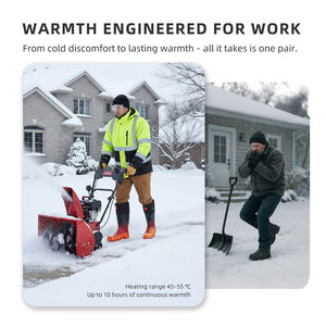 Calentadores de Pies Flexibles con Calefacción, Batería de Larga Duración, Soporte de Arco de Alta Elasticidad, Ajuste Delgado, Recortables, Calefacción Ecológica para Trabajar - Product Image 5