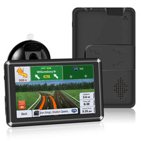 Navegador GPS Portátil para Auto, 8GB, Ranura SD HD, Navegación por Voz, Mapas 3D, Entrada de Escritura a Mano, Mapas Universales para Europa y EE. UU., FM, Pantalla de 5 Pulgadas, Q5-1