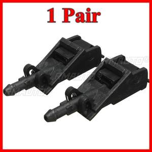 Boquilla de Pulverización de Agua para Parabrisas 6E0955985B Negra para VW Beetle, Jetta, Golf GTI, Passat, Touareg, Rabbit - Product Image 1