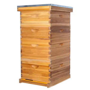 Colmena Langstroth Completa <span class=keywords><strong>de</strong></span> 4 Niveles Caja <span class=keywords><strong>de</strong></span> 10 Cuadros y 8 Cuadros Kit <span class=keywords><strong>de</strong></span> Inicio <span class=keywords><strong>para</strong></span> Colmena <span class=keywords><strong>de</strong></span> <span class=keywords><strong>Madera</strong></span> Recubierta con <span class=keywords><strong>Cera</strong></span> <span class=keywords><strong>de</strong></span> <span class=keywords><strong>Abeja</strong></span> con Cuadros - Product Image 6