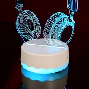 ไฟกลางคืน LED พลาสติกแบบใหม่ทันสมัย แสงสีขาวอบอุ่น สัมผัสเพื่อเปิด-ปิด ชาร์จไฟได้ เหมาะสำหรับใช้ในบ้านและห้องนอน ของขวัญวันเกิดธุรกิจแบบกำหนดเอง ขายดีปี 2025 - Product Image 1