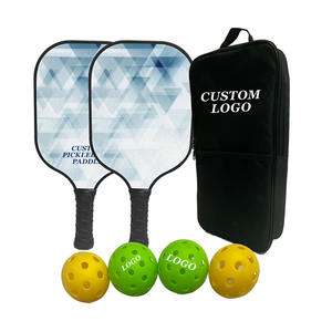 Set di Racchette e Rete da Pickleball Personalizzate con Superficie Ruvida, Spessore 16mm, Racchetta con Logo - Product Image 1