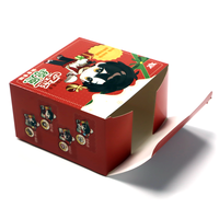Boîte à cartes de Noël rouge