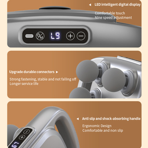 Productos más vendidos Pistola de masaje de mano inalámbrica Premium portátil Masajeador de recuperación de 6 cabezales Herramientas de masaje de fascia - Product Image 3