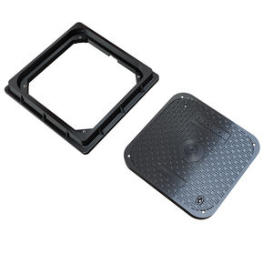 600mm 사각 복합 SMC 맨홀 커버 EN124 <span class=keywords><strong>D400</strong></span> 표준 제조업체 - Product Image 3