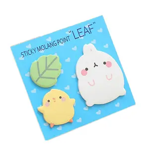 Eco Paper Teardrop Shaped Notepad Cute Kawaii Self-Adhesive Memo Pad Sticky Notes Pad Stationery Custom Sticky Notes