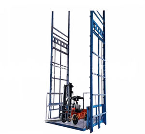 Barang Hidrolik Cargo <span class=keywords><strong>Elevator</strong></span> Outdoor Indoor Rel Panduan Lift Cargo Lift - Product Image 1