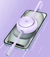 Boîte de rangement pour câble de données extensible automatique, câble de données à charge rapide 100W, adapté aux appareils Apple et Android Type-C
