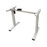 Cadre de bureau électrique réglable en hauteur à moteur unique, fourni directement par l'usine, pour accessoires de mobilier de bureau à domicile