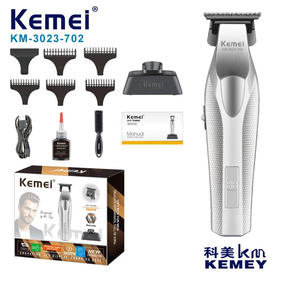 Kemei Km-3023-702 Cortadora <span class=keywords><strong>de</strong></span> Pelo Profesional con Cuerpo Totalmente Metálico <span class=keywords><strong>de</strong></span> 9000 RPM con Base, Máquina Eléctrica para Cortar el <span class=keywords><strong>Cabello</strong></span>, Máquinas <span class=keywords><strong>de</strong></span> Barbería - Product Image 1