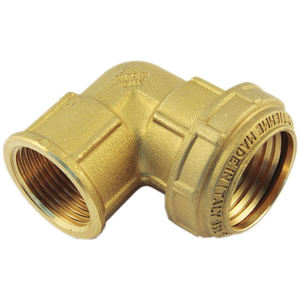 Cobraring de plástico de acero al carbono PN 25 curvo hembra 12mm-50mm Tubo roscado NPT/BSP galvanizado para aplicación de agua ASTM en caja - Product Image 2
