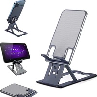 Support universel pliable de téléphone portable et de tablette, alliage d'aluminium, Angle réglable, support universel pour téléphone portable