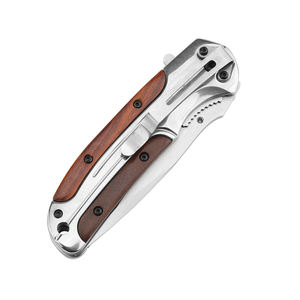 Coltello da caccia di sopravvivenza di vendita calda DA43 coltello da tasca all'ingrosso coltello da sopravvivenza con manico in legno - Product Image 5