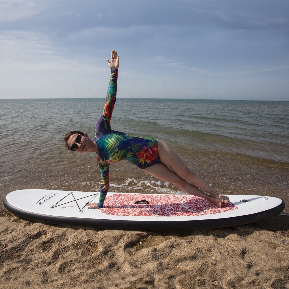 En gros paddle planche de surf gonflable de planche de surf avec ailerons amovibles