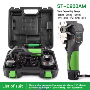 Dụng cụ làm phồng ống không dây điện ST-E900AM 8 đầu kẹp kích thước khác nhau, dụng cụ sửa chữa hệ thống HVAC - Product Image 6