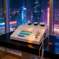 Appareil de beauté à ultrasons professionnel à 3 sondes, 1 MHz 3 MHz, pour le lifting du visage et des yeux, le rajeunissement de la peau, le remodelage corporel