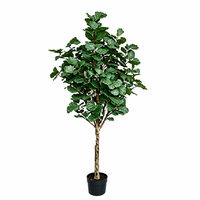 Plante artificielle d'eucalyptus en pot de 150 cm, grand arbre en soie artificielle, tronc réaliste, résistant aux UV et à l'eau, écologique, pour la maison et le bureau