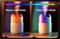 Humidificateur planétaire électrique à effet de brume, lampe d'ambiance arc-en-ciel, diffuseur d'huiles essentielles USB silencieux pour hôtel et maison