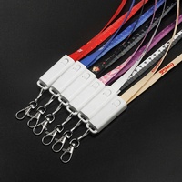 Cordón de Poliéster con Diseño Personalizado, 6 en 1, Cable USB Multipuerto de Carga Rápida PD de 60W, Regalo Promocional para Ferias Comerciales, Porta Identificaciones