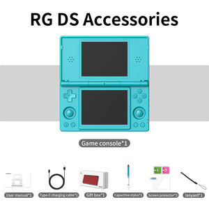 <span class=keywords><strong>Console</strong></span> <span class=keywords><strong>de</strong></span> jeu <span class=keywords><strong>portable</strong></span> open source RG <span class=keywords><strong>DS</strong></span> avec coque rabattable, écran double 4,0 pouces, Android 14, batterie 4000 mAh, plus <span class=keywords><strong>de</strong></span> 20 000 <span class=keywords><strong>jeux</strong></span> intégrés, Wi-Fi - Product Image 1