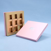 Petite boîte rigide pliable en métal, bois et acrylique, gaufrée, multi-usages, pour rangement d'accessoires, porte-clés, avec serrure à empreinte digitale sécurisée