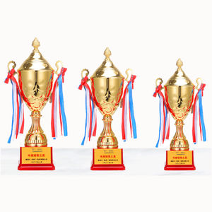 Trophée <span class=keywords><strong>Coupe</strong></span> Grand Trophée Or pour les tournois sportifs Compétitions Football League <span class=keywords><strong>Match</strong></span> Trophée Autre Prix <span class=keywords><strong>du</strong></span> travail d'équipe - Product Image 2