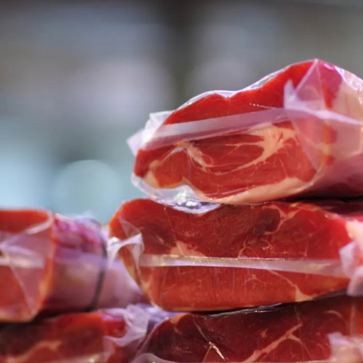 Großhandel durchsichtiger Plastik-Schutztasche Lebensmittel-Vakuumbeutel Fleischverpackung