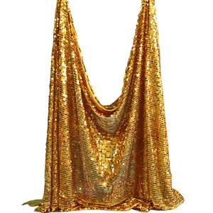 S572 Tissu à paillettes argentées en gros pour rideau de <span class=keywords><strong>fond</strong></span> de scène de mariage et banquets, idéal pour les décors de scène de mariage - Product Image 3
