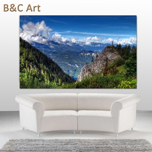 Nhà máy cung cấp tùy chỉnh kích thước lớn kỹ thuật số cảnh quan ảnh tường nghệ thuật in UV in trên tấm Acrylic - Product Image 4