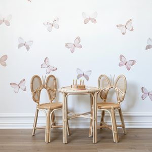 La plus belle chaise en rotin papillon design pour filles, chaise en rotin tissé papillon, vente en gros au Vietnam - Product Image 1