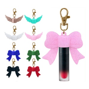 Soporte para bálsamo labial, llavero para bálsamo labial, llavero para brillo labial para mujer, para <span class=keywords><strong>Laneige</strong></span>, Summer Friday y Glossier, con cordón para bolso - Product Image 1