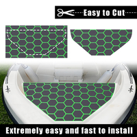 Espuma EVA KT GuoMei gris oscuro y verde de 6 mm de espesor, accesorios para suelo de barco, suelo personalizado para muelle de barco inflable con chorro de agua