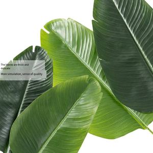 Plante Artificielle du Voyageur Banane Canna Feuilles Épaissie Pot Plancher Plante Verte-149 - Product Image 3
