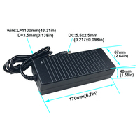 Adaptor Desktop 24V 96W, Adaptor daya 24V 1A 2A 3A 4A 24V 4A 5A AC DC 24V 4A