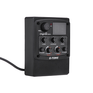 批发 <span class=keywords><strong>Cherub</strong></span> GT-6 3 频段 EQ 原声吉他前置放大器压电拾音器 - Product Image 1