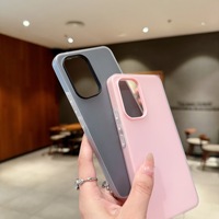Coque de téléphone antichoc en TPU couleur unie à bords droits et couverture intégrale pour iPhone 18 17 16 15 14 13 12 11 PRO MAX