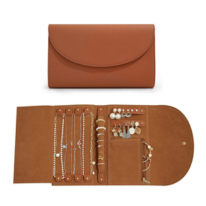 Sac de rangement de voyage en cuir pour femme, étui portable pour bijoux, vente chaude - Product Image 1