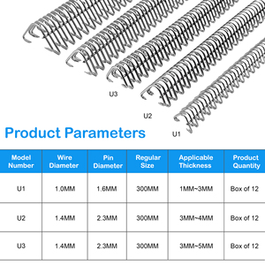 KOTENTOP U3 Stainless Steel Wire Hook Fastener <strong>Belt</strong> Joint Splicing for PVC <strong>PVK</strong> PU <strong>Belts</strong> 12 PCS Per Box - Product Image 6