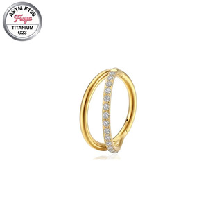 Boucles d'oreilles Freya en titane de qualité implantable, créoles Daith tendance, <span class=keywords><strong>bijoux</strong></span> de mariée <span class=keywords><strong>pour</strong></span> femmes, boucles d'oreilles en zircon, anneaux de piercing <span class=keywords><strong>pour</strong></span> <span class=keywords><strong>le</strong></span> <span class=keywords><strong>nez</strong></span> - Product Image 5