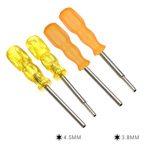 Herramientas de Desmontaje para N64/SFC/GB/NGC, Juego de Destornilladores (3.8mm 4.5mm) para Cartuchos de Juegos de la Serie Nintendo, Tarjetas de Memoria, etc. - Product Image 1