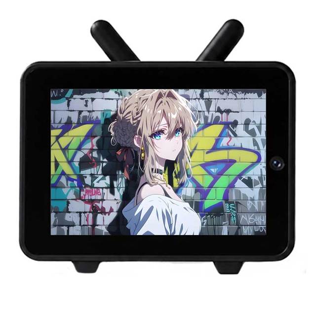 AI Voice Controlled Desktop Companion ESP32S3-MAX35-TV-W DeepSeek Hardware Smart Home Hub Mini TV DeepSee