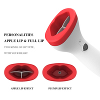 Vente en gros d'amélioration vibrante en silicone pour le soin des lèvres Machine à pompe électronique plus grande sexy Appareil plus dodu pour les lèvres